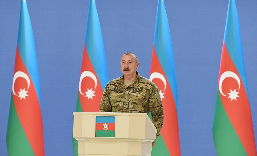 Президент Ильхам Алиев: Отныне Азербайджан будет жить как страна-победительница, а Армения – как страна, потерпевшая поражение