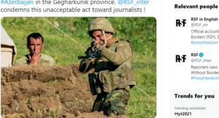 Генпрокуратура Армении занялась расследованием угроз журналисту на границе с Азербайджаном