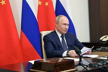 Путин заявил об ожидании рекорда в торговле России с Китаем