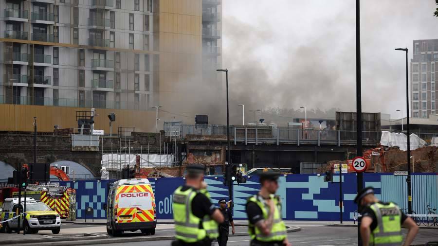 В Лондоне в результате пожара пострадали два человека