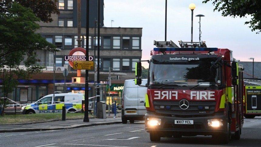 Взрыв в Лондоне: двое человек пострадали, пожар локализован