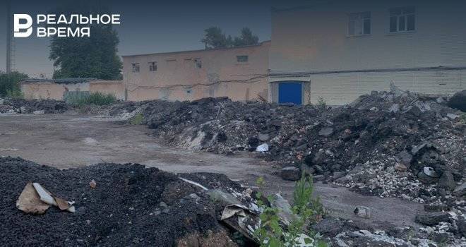 В Казани обнаружили нелегальную свалку остатков асфальта площадью 300 кв. метров