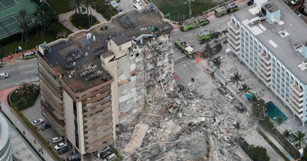 Обвал многоэтажки в Майами: число жертв выросло до 11 (видео)