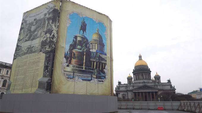 Памятник Николаю I на Исаакиевской площади откроют осенью