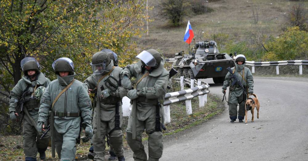 Миротворцы РФ в Нагорном Карабахе провели тренировку по обороне поста