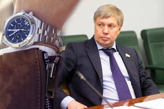 Врио губернатора Ульяновской области Алексей Русских носит часы стоимостью 1,2 млн рублей