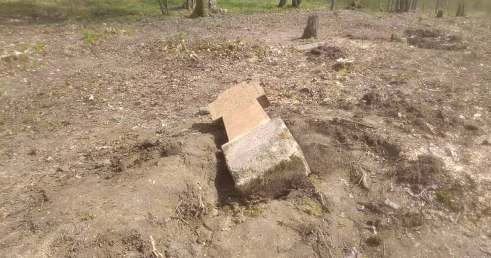 В Озёрском районе волонтёры нашли уцелевший памятник-крест 21 неизвестному русскому солдату