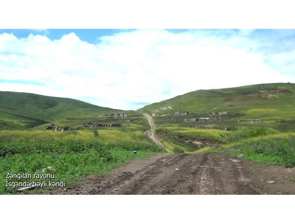 Освобожденное село Искендербейли Зангиланского района (ВИДЕО)