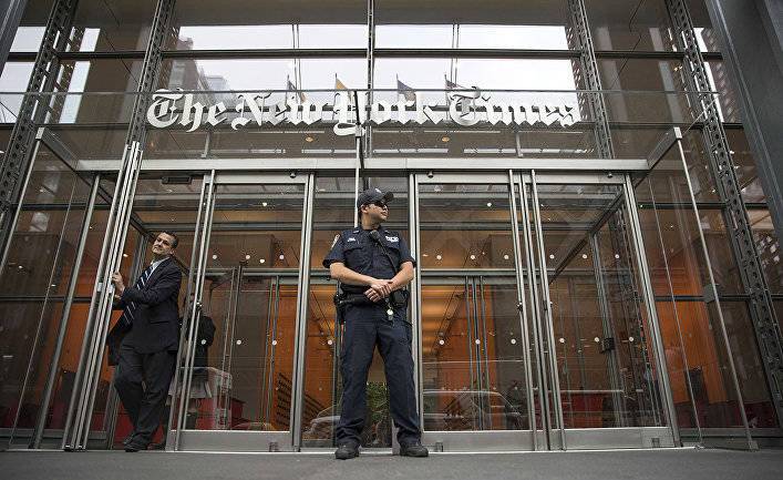 The New York Times (США): администрация Трампа тайно получила доступ к записям телефонных разговоров журналистов NYT