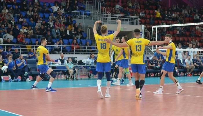 Сборная Украины по волейболу победила Словакию в Золотой Евролиге