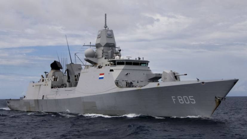«Для предупреждения нарушения границы»: в Минобороны РФ рассказали об инциденте с фрегатом ВМС Нидерландов в Чёрном море