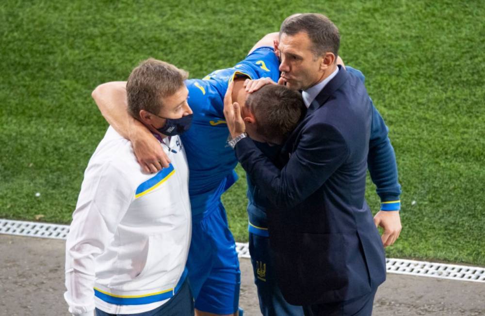 «Удар был очень серьезным». Шевченко прокомментировал травму Беседина в матче Украина – Швеция