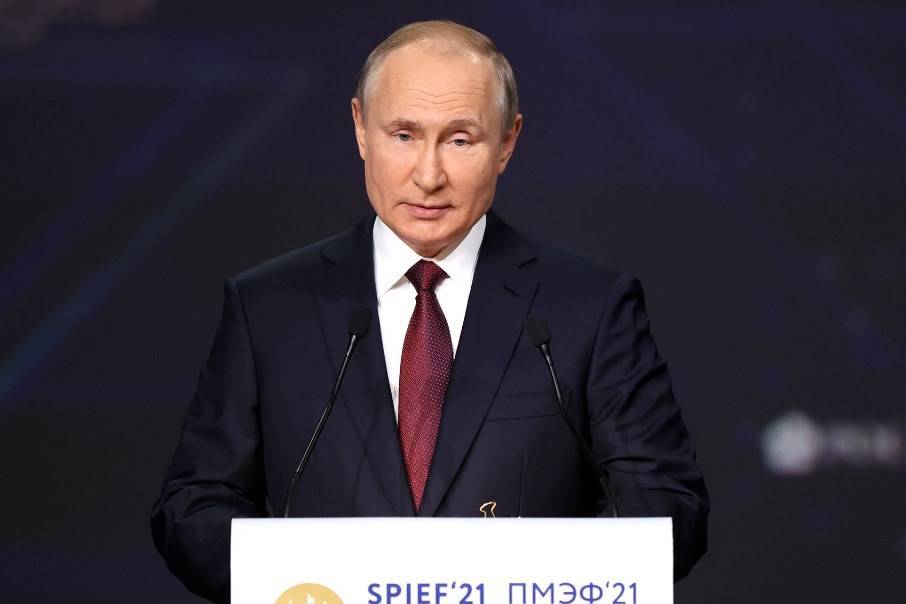 Путин: Строительство первой нитки «Северного потока – 2» завершено