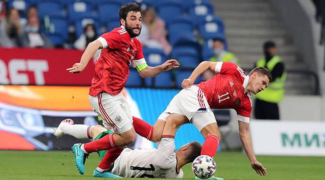 Победу в матче с командой Болгарии России принес гол Соболева