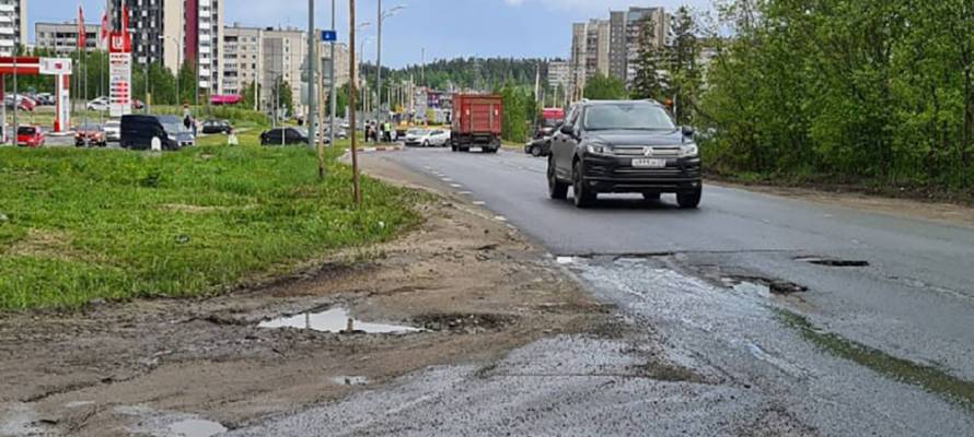 Планируется ремонт участка дороги в Петрозаводске, который власти считают «объектом номер один»