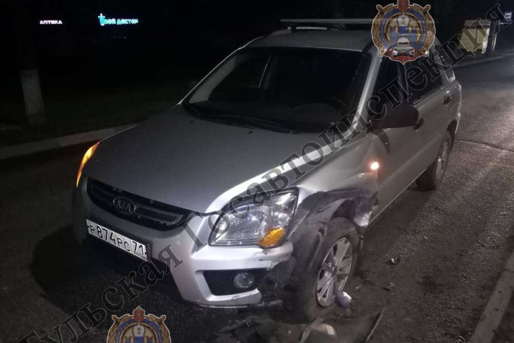 Тульские полицейские нашли водителя, который скрылся с места ДТП на улице Кирова