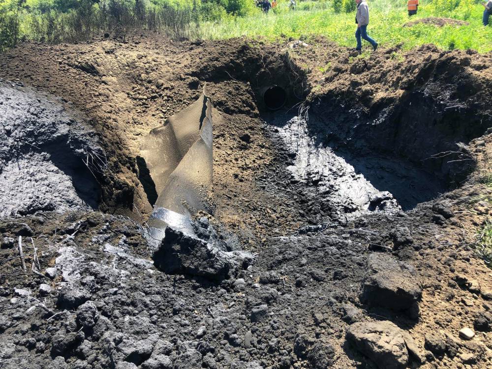 На Западе Украины взорвался газопровод