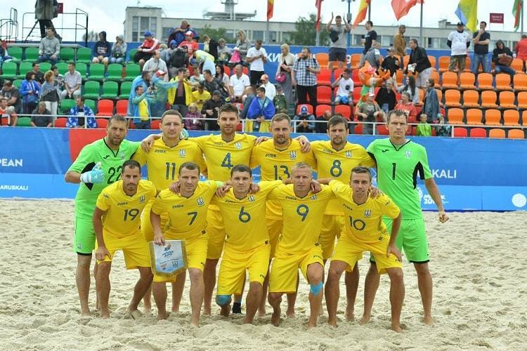Сборная Украины по пляжному футболу разбила Молдову в контрольном матче