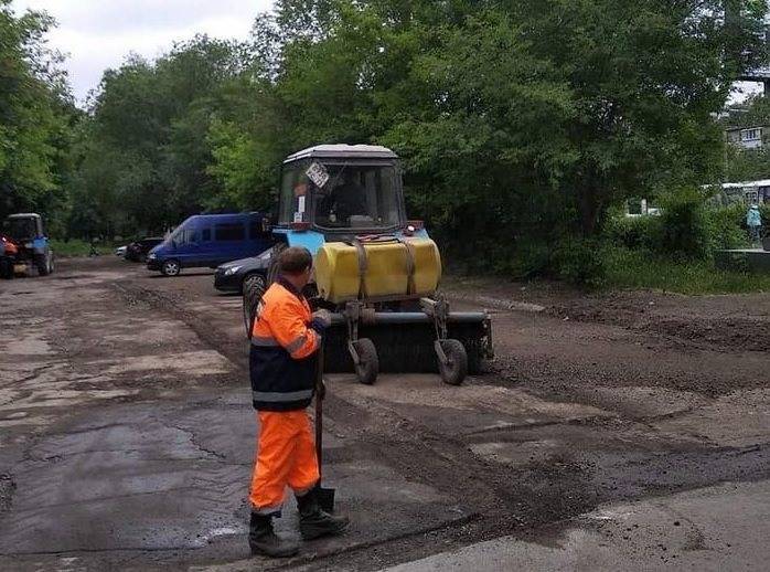 В частном секторе Ульяновска ремонтируют дороги