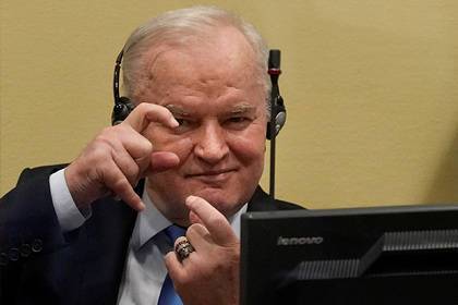 МИД назвал лицемерным пожизненный приговор генералу Ратко Младичу