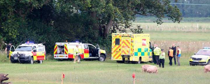 В Англии при крушении самолета погибли два человека