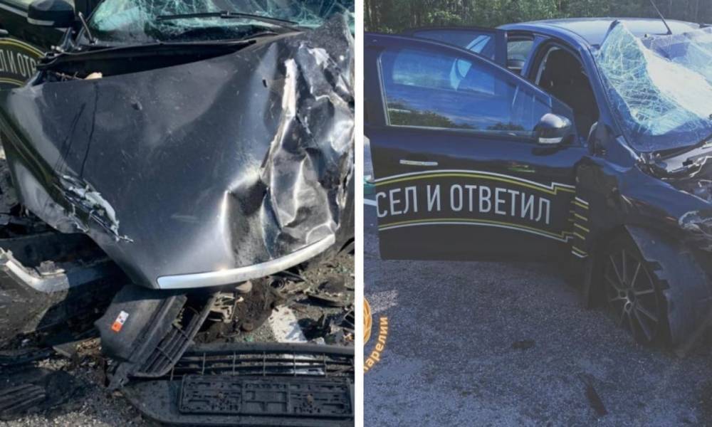 В Карелии водитель устроил страшную аварию при обгоне фуры