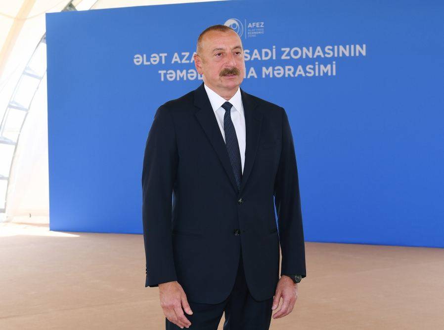 Президент Ильхам Алиев: В основе идеи создания Алятской свободной экономической зоны лежит наша политика