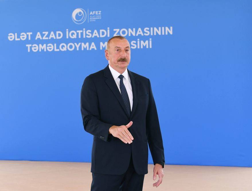 Президент Ильхам Алиев: Создание Алятской свободной экономической зоны станет очередным шагом к успеху