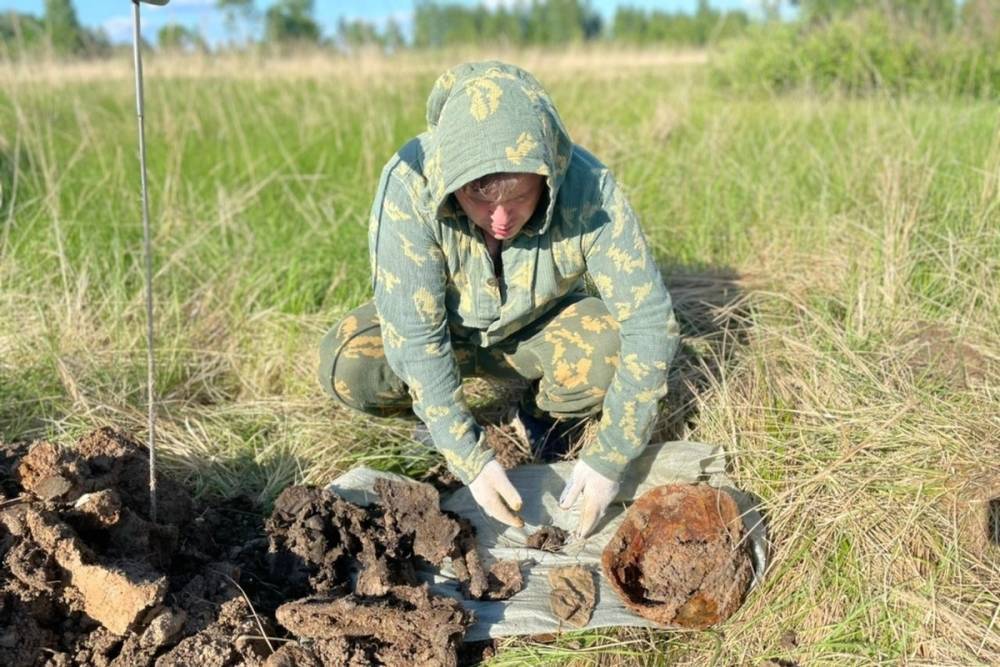 Еще 10 неизвестных красноармейцев нашли под Ржевом Тверской области