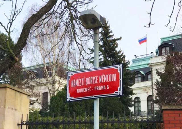 МИД России не понравилось открытие площади Бориса Немцова в Праге