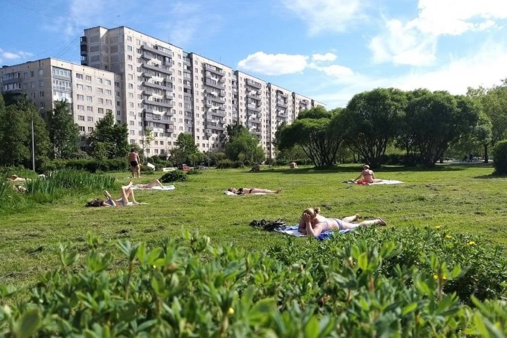 Петербург порадует туристов и местных жителей 34-градусной жарой на выходных