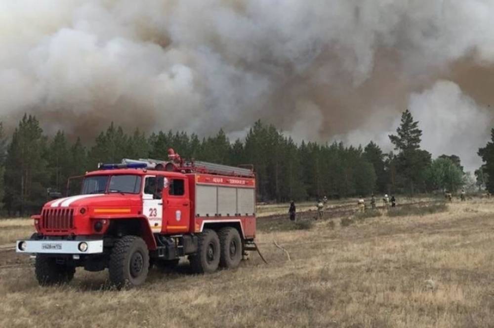 В результате лесных пожаров в Челябинской области погиб человек