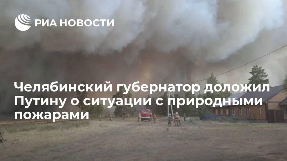 Путин поручил отправить на Черное море эвакуированных из-за пожаров в Челябинской области детей