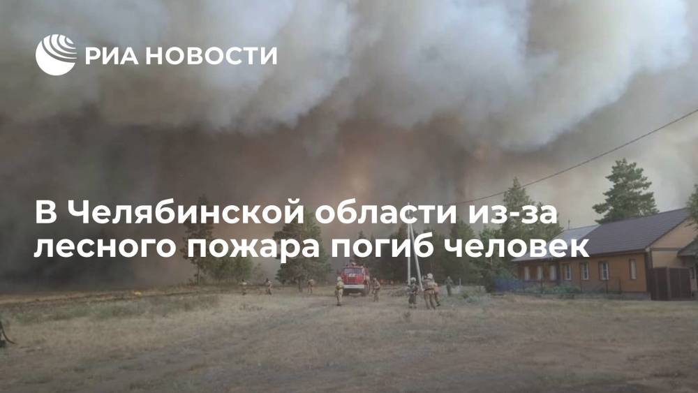 Тело мужчины нашли в обгоревшем доме на месте лесного пожара в Челябинской области