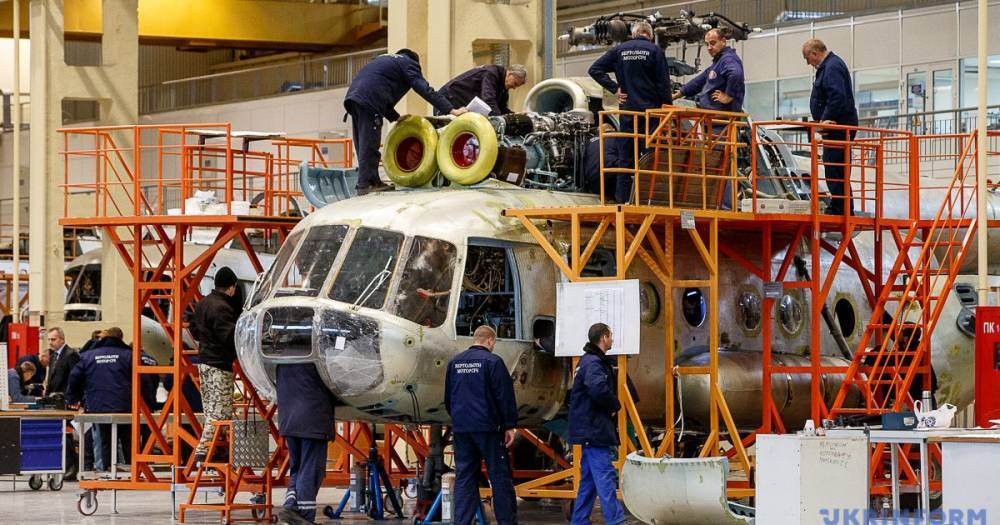 "Мотор Сич" начинает сборку фюзеляжей для украинских вертолетов в Харькове (фото)
