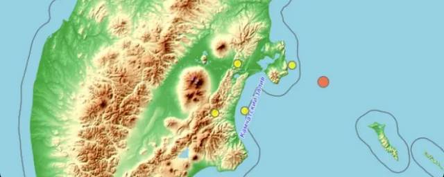 У Курильских островов прошла серия землетрясений