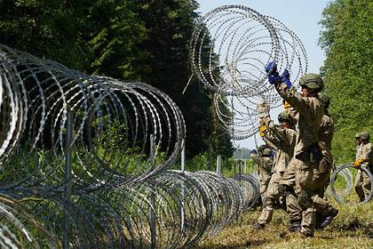 Литва объяснила спешку при возведении стены на границе с Белоруссией