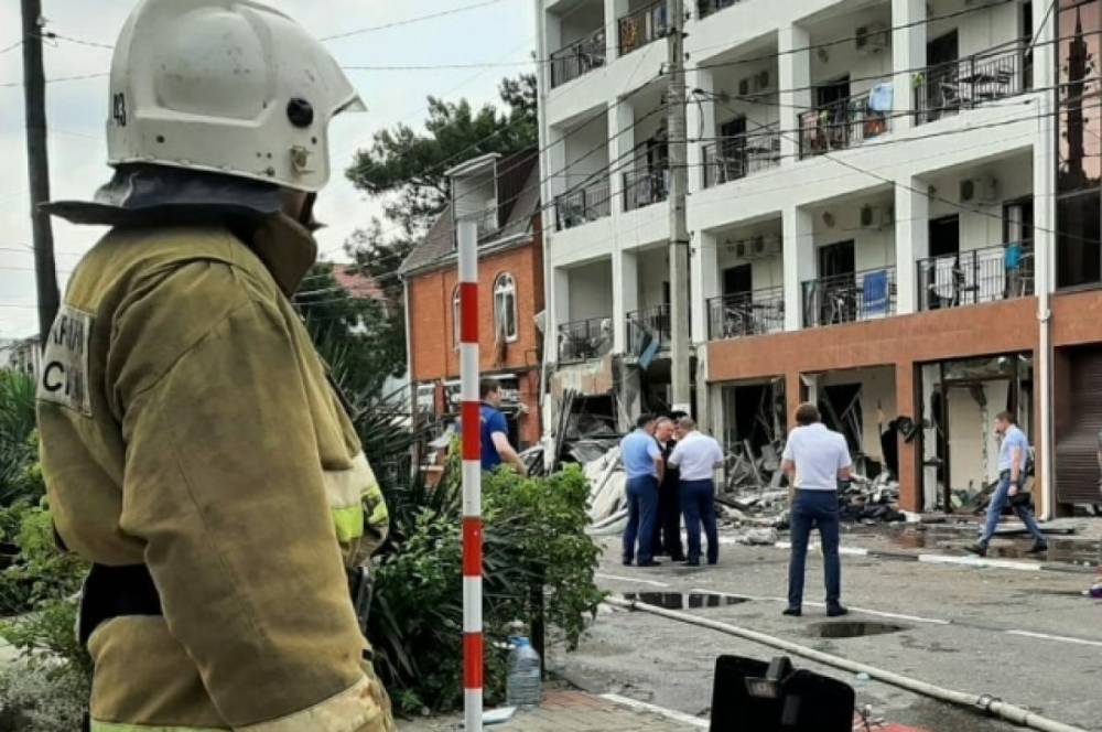 Очевидцы рассказали подробности взрыва в гостинице Геленджика