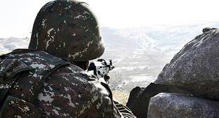 Армянский военный погиб в перестрелке на границе