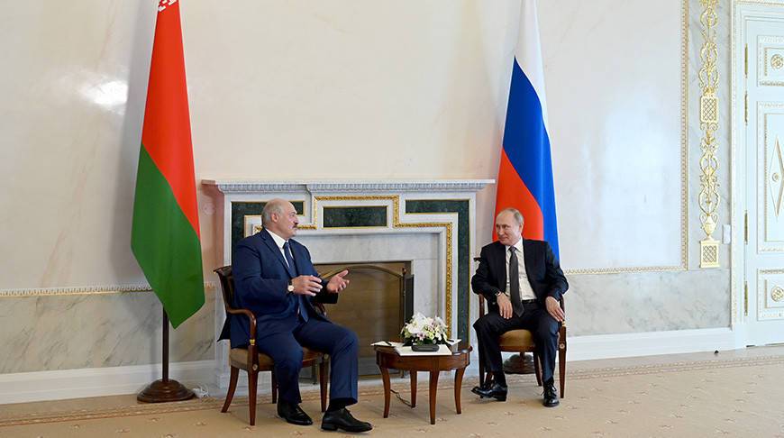 Более 5 часов длились переговоры Александра Лукашенко и Владимира Путина в Санкт-Петербурге