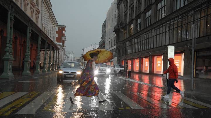 Москвичей предупредили о грозе и сильном ветре 14 июля