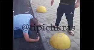 Житель Кубани задержан после публикации ролика с избиением полицейского