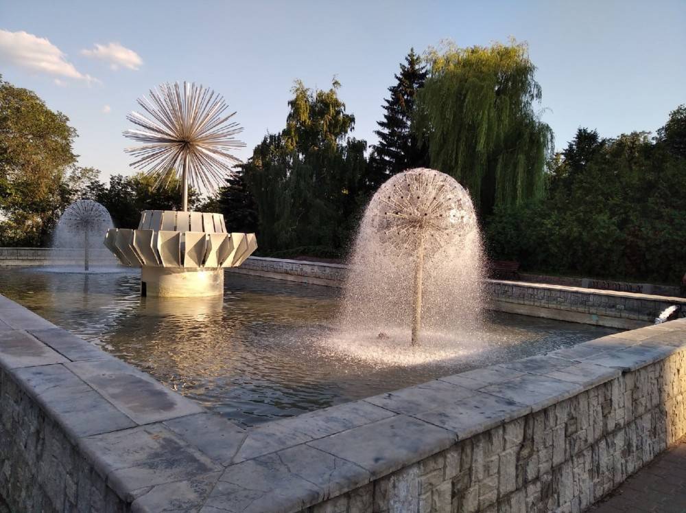 "Вода прозрачная, как слеза": фонтан на Ленина очистили от водорослей