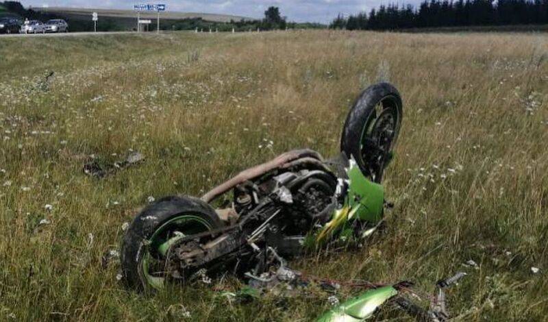 На трассе в Башкирии погиб водитель мотоцикла