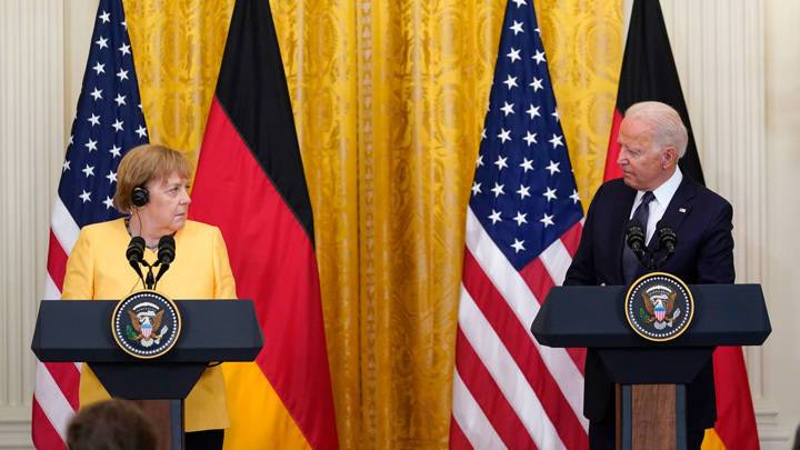 "Добрые друзья" разошлись во мнениях: итоги встречи Меркель и Байдена
