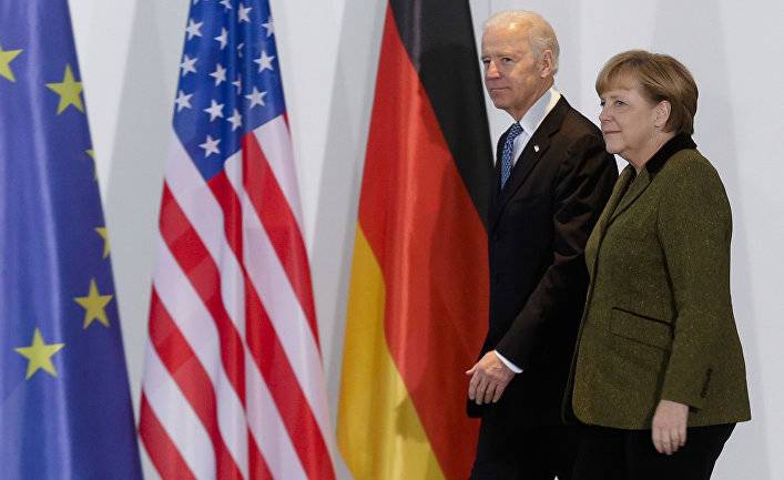 Вести (Украина): «Северный поток — 2», Украина и санкции — итоги встречи Байдена и Меркель