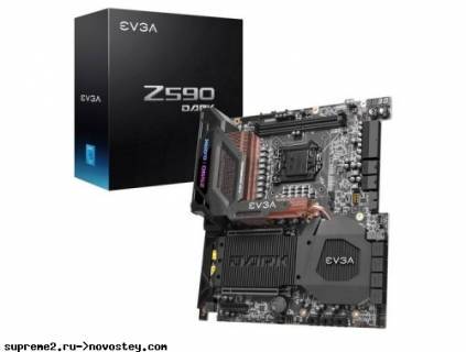 EVGA выпустила 600-долларовую плату Z590 Dark для экстремального разгона Intel Rocket Lake-S