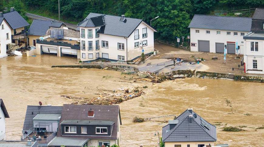 Режим военной катастрофы объявлен в Германии в связи с наводнением