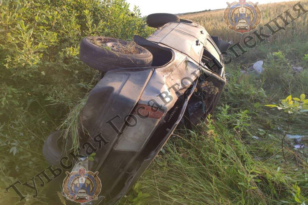 В Тульской области в ДТП погиб водитель легковушки и госпитализированы 2 пассажира