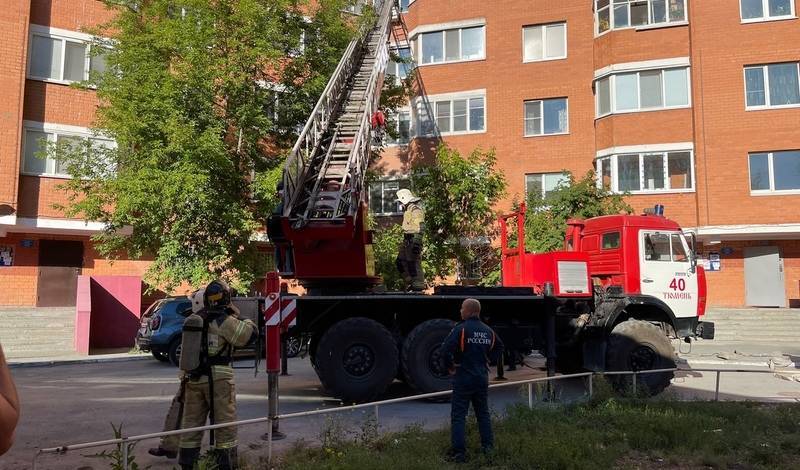 В Тюмени в квартире нового дома на Харьковской произошел пожар